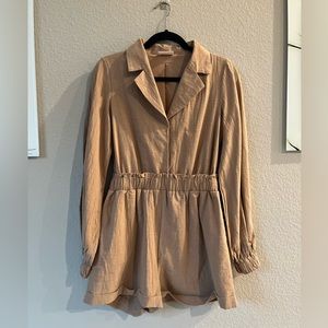 Showpo. Dress, Beige, Size: 6